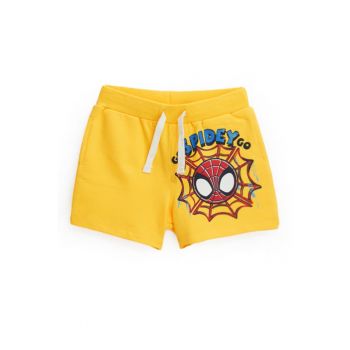 Pantaloni scurti de bumbac cu imprimeu