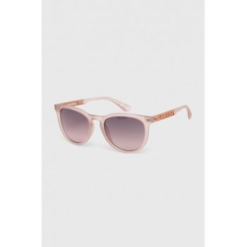 Superdry ochelari de soare femei, culoarea roz