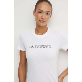 adidas TERREX tricou femei, culoarea alb, HZ1391