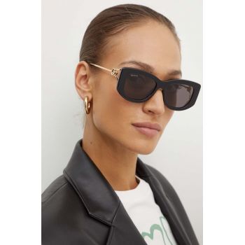 Gucci ochelari de soare femei, culoarea negru, GG1566S