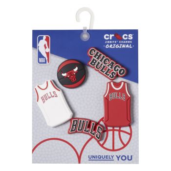 Jibbitz Crocs NBA Chicago Bulls 5 Pack
