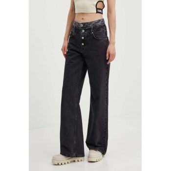 Karl Lagerfeld Jeans jeansi femei high waist, 245J1111