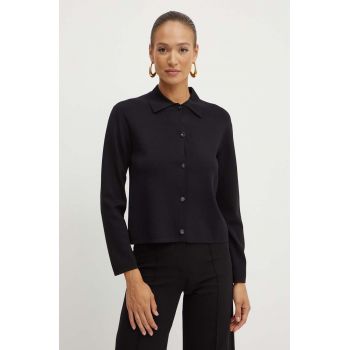 Max Mara Leisure cardigan femei, culoarea negru, light, 2426316017600