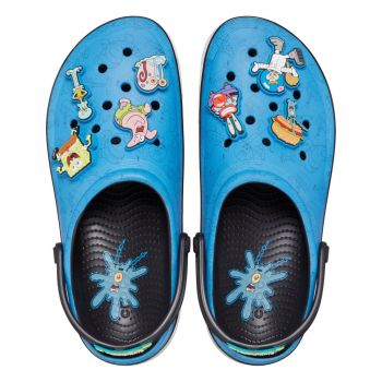 Saboti Crocs Spongebob Multi Off Court Clog Negru - Black