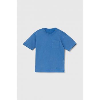 Abercrombie & Fitch tricou de bumbac pentru copii neted