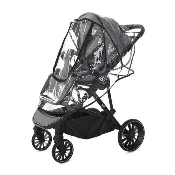 Husa de ploaie pentru carucior model universal, geanta de transport inclusa 72x57x47 cm