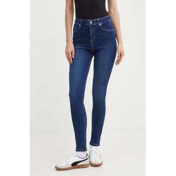 Karl Lagerfeld Jeans jeansi femei, culoarea albastru marin, 245J1100
