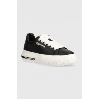 Karl Lagerfeld Jeans sneakers din piele KLJ KUP culoarea negru, KLJ54820