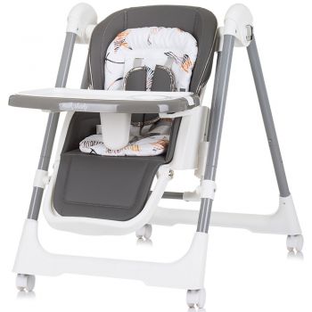 Scaun de masa Chipolino Milk Shake 2 in 1 ash grey