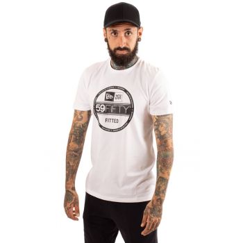 Tricou cu decolteu la baza gatului si imprimeu 59Fifty