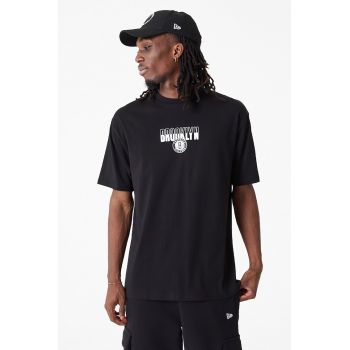 Tricou supradimensionat de bumbac Brooklyn Nets