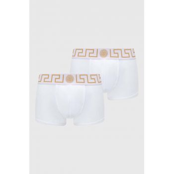 Versace boxeri 2-pack barbati, culoarea alb, AU10181 1A10011