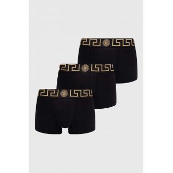 Versace boxeri 3-pack barbati, culoarea negru, AU10326 1A10011