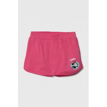 zippy fustă-pantaloni pentru copii x Disney culoarea roz, cu imprimeu
