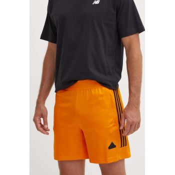 adidas pantaloni scurti Tiro barbati, culoarea portocaliu, IY4491 ieftini