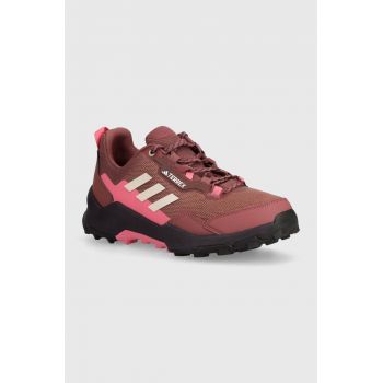 adidas TERREX pantofi AX4 femei, culoarea bordo, IH3522