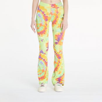 adidas Tie-Dyed Flared Pant Yellow/ Multicolor
