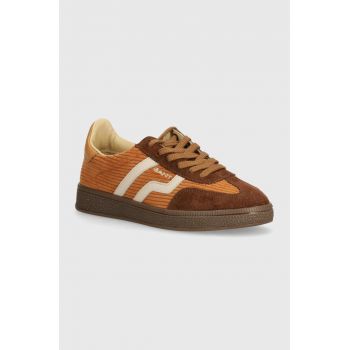 Gant sneakers Cuzima culoarea maro, 29538663 G410
