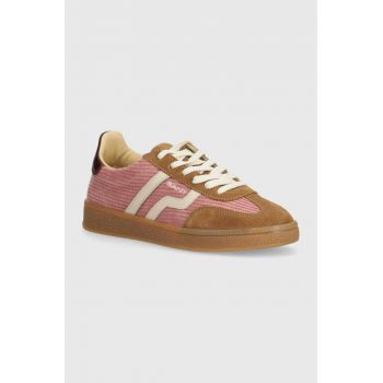 Gant sneakers Cuzima culoarea roz, 29538663 G559
