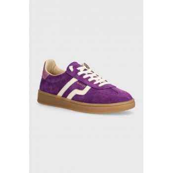 Gant sneakers din piele Cuzima culoarea violet, 29531693 G507