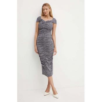 MICHAEL Michael Kors rochie midi, mulata, MT482ELEAK