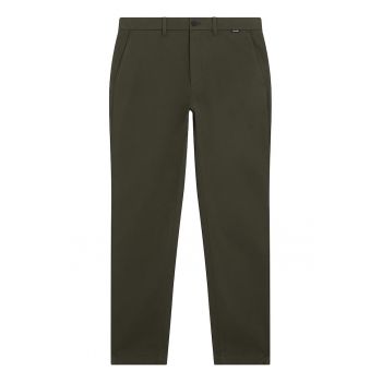 Pantaloni chino slim-fit din amestec de bumbac organic