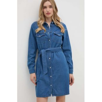 Pepe Jeans rochie REGULAR DENIM DRESS mini, drept, PL953581HT8