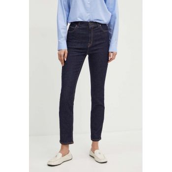 Weekend Max Mara jeansi femei, culoarea albastru marin, 2425186021600