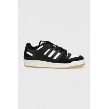 adidas Originals sneakers din piele Forum Low culoarea negru, ID6862 ID6862-black