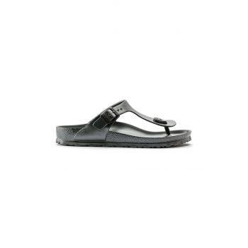 Birkenstock slapi Gizeh EVA femei, culoarea negru, cu toc plat, 1001505