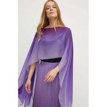 MAX&Co. bluza femei, culoarea violet, modelator, 2426736016200