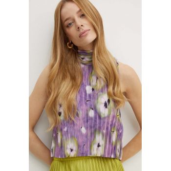 MAX&Co. bluza femei, culoarea violet, modelator, 2426946101200
