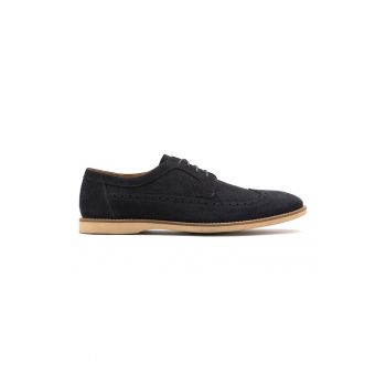 Pantofi brogue de piele intoarsa Scott