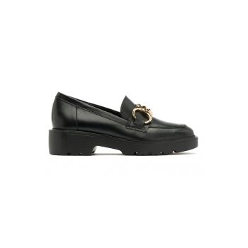 Pantofi loafer de piele cu detalii lant