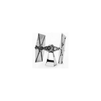 Puzzle 3D, Star Wars, Tie Fighter, Razboiul Stelelor, Nava Spatiala, 6.48 x 5.99 x 7.29 cm, 38 Piese, Culoare Argintie