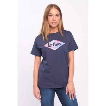 Tricou de bumbac cu imprimeu logo