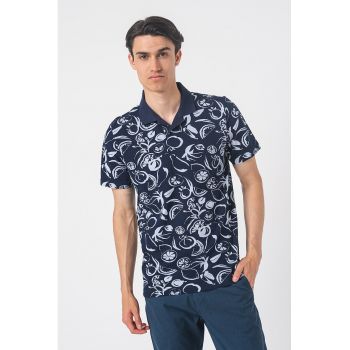 Tricou polo cu imprimeu cu fructe