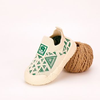 Espadrile Copii Crem/Verde Ifor