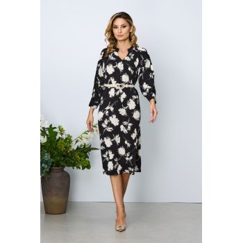 Rochie eleganta Ceren Bicolora