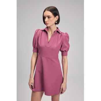 Rochie mini cu croiala in A