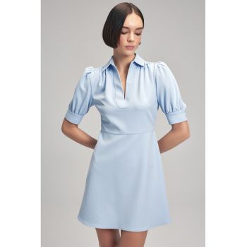 Rochie mini cu croiala in A