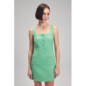 Rochie mini cu decolteu patrat