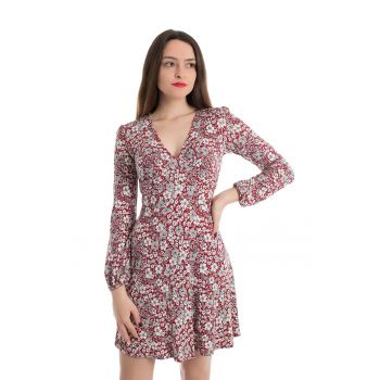 Rochie mini cu model floral Betty