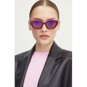 Gucci ochelari de soare femei, culoarea roz, GG1638S