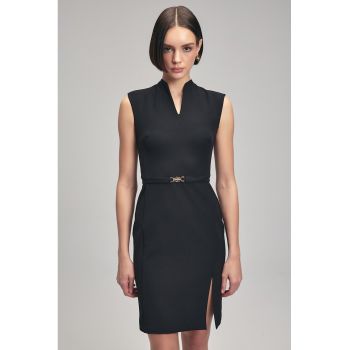 Rochie mini cu o curea in talie