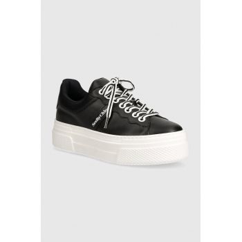 See by Chloé sneakers din piele Essie culoarea negru, SB43065A