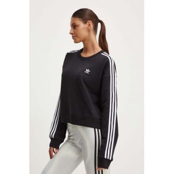 adidas Originals bluza 0 femei, culoarea negru, cu imprimeu, IR5522