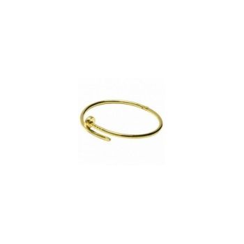 Bratara Barbati, Zamo®, Nail Gold Bangle, Model Cui, Material Inox, Aurie