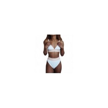 Costum de Baie, Zamo, Bikini Brazilian Complet, Belo Horizonte, Talie Inalta, Culoare Alb, Marimea M