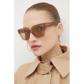 Dolce & Gabbana ochelari de soare femei, culoarea bej